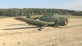 Na poli poblíž východoslovenské obce Nižný Hrušov se našlo havarované letadlo