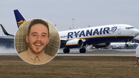 Pasažér Shaun Pinkerton popsal, jaké peklo si zažil na palubě letadla Ryanairu.