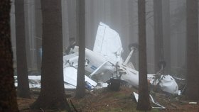 Cessna spadla nedaleko Prachatic. Pilot nehodu nepřežil.