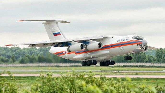 Letadlo ruského ministerstva pro nouzové situace (EMERCOM)