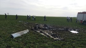 Na Táborsku se zřítilo letadlo: Na místě jsou mrtví
