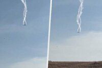 Havaroval letoun turecké armády s 20 lidmi na palubě: Šílený pád zachytilo video