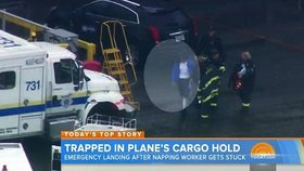 Pracovník letiště si dal šlofíka v zavazadlovém prostoru letadla... vzbudil se, až když bylo letadlo ve vzduchu