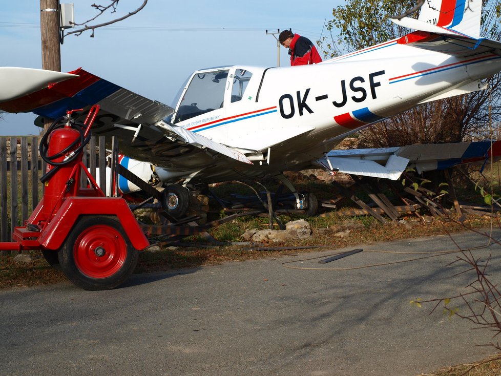 Na Jesenicku došlo k havárii malého motorového letadla