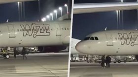 Snažili se doběhnout zmeškané letadlo.