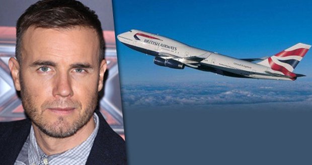 Zpěvák skupiny Take That Gary Barlow byl na palubě letadla, které se muselo ve čtvrtině letu vrátit kvůli záhadné nemoci posádky do Británie