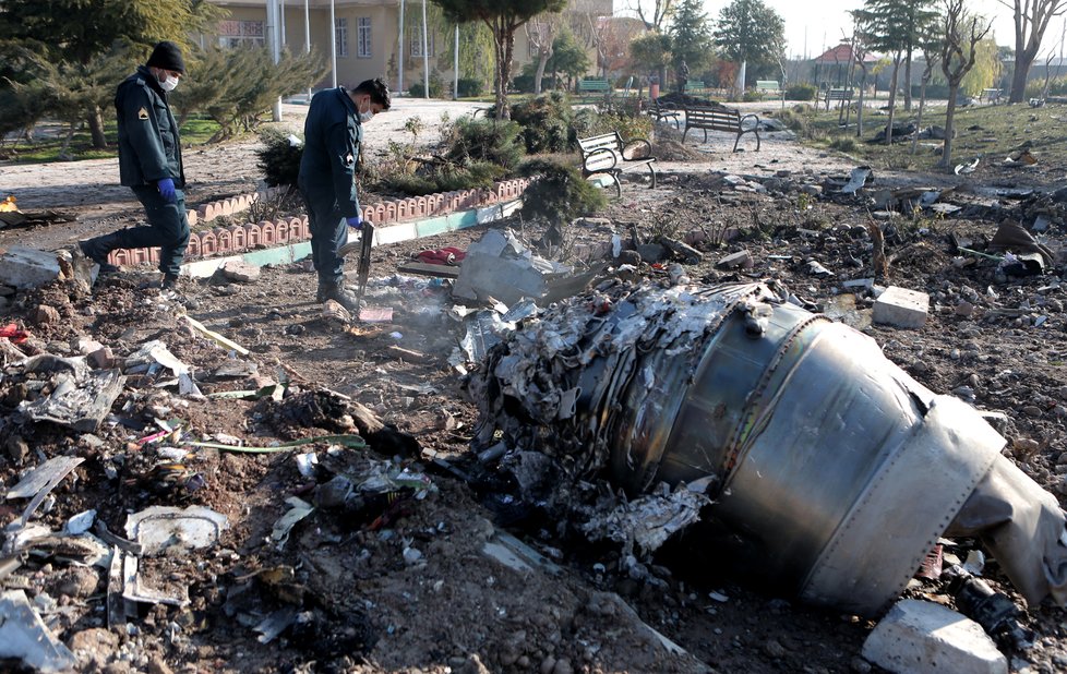 Letecké neštěstí u Teheránu, (8. 1. 2020).