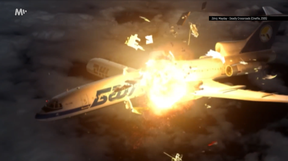 Letadla se srazila ve vzduchu.