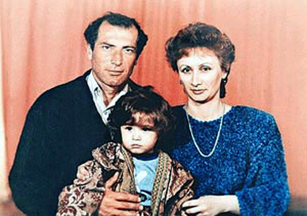 Vitalij Kaloyev s rodinou.