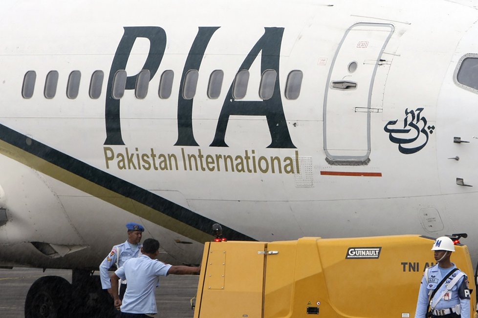 Letadlo letecké společnosti Pakistan International Airlines