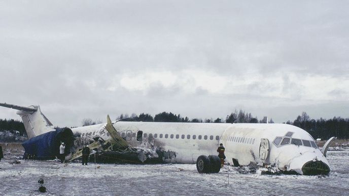 Den po havárii letadla pilotovaném Stefanem Rasmussenem