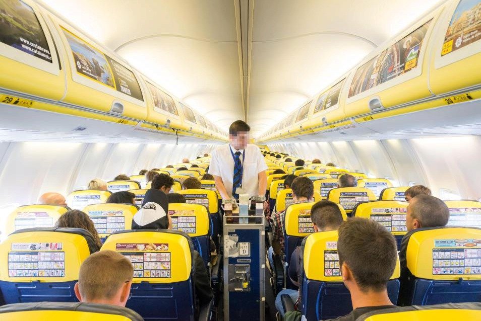 Zaměstnanci společnosti Ryanair (ilustrační foto).