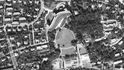 Letecký snímek areálu z roku 1988
