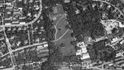 Letecký záběr areaálu v roce 1975