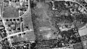 Letecký záběr areálu z roku 1938