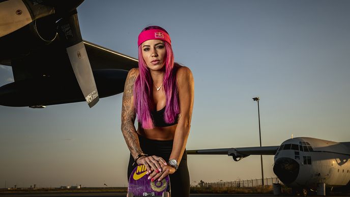Brazilská ikona ženského skateboardingu Leticia Bufoni