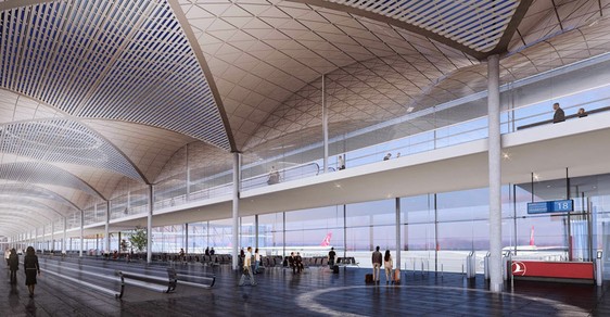 Největší letištní terminál světa vyroste v tureckém Istanbulu