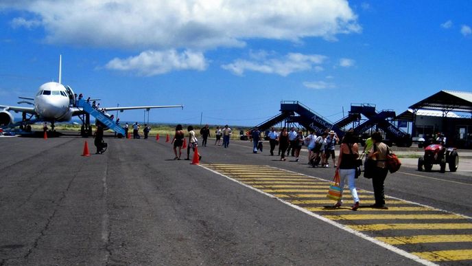 Letiště na ostrově Baltra