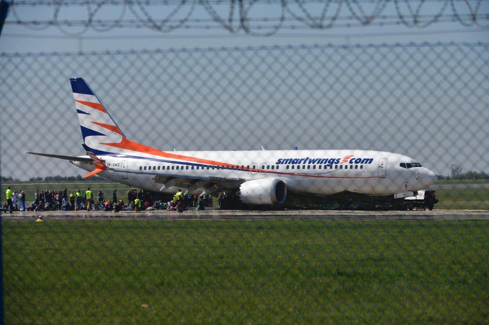 Cvičení k havárii letadla na pražském letišti, 17. dubna 2019