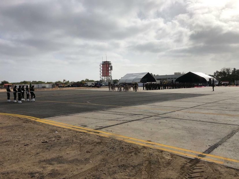 Inaugurace senegalského letiště v Saint-Louis