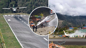 Letiště Letiště Tenzin-Hillary v Nepálu je označováno za "nejnebezpenější letiště světa".
