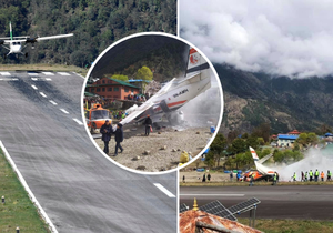 Letiště Letiště Tenzin-Hillary v Nepálu je označováno za "nejnebezpenější letiště světa".