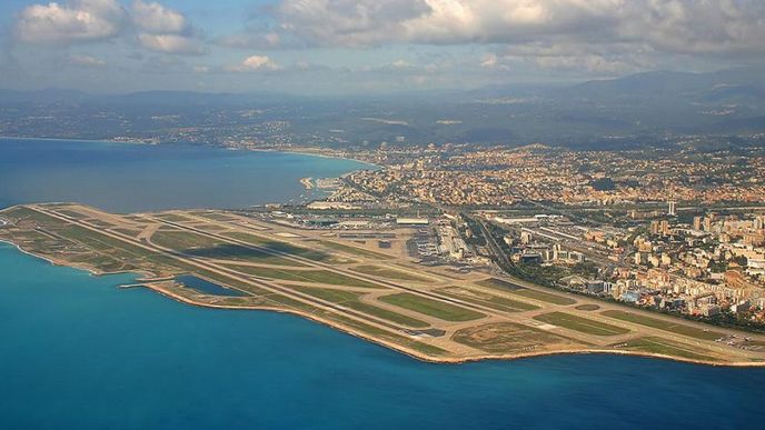 letiště v Nice