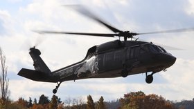Součástí další vojenské pomoci, která z České republiky možná poputuje na Ukrajinu v rámci projektu Darek pro Putina, je rovněž vrtulník UH-60 Black Hawk. Lidé si jej mohli prohlédnout při veřejné ukázce na Letenské pláni. (17. listopad 2023)