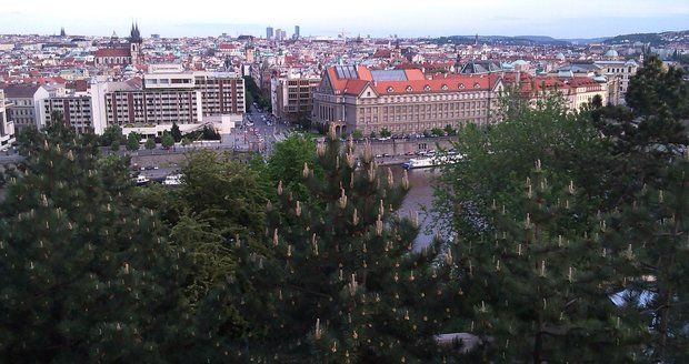 Praha - panorama z Letné.