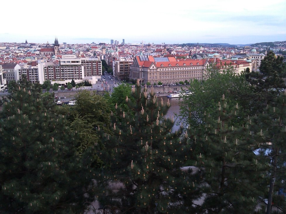 Praha - panorama z Letné.