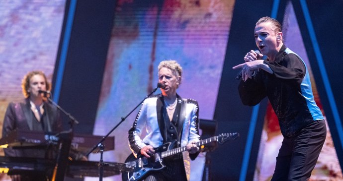 Koncert kapely Depeche Mode v rámci turné k albu Memento Mori, 30. července 2023, Praha