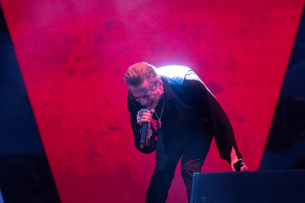 Koncert kapely Depeche Mode v rámci turné k albu Memento Mori, 30. července 2023, Praha