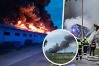 V Letňanech hořela vstupní hala výstaviště: Škoda 200 milionů, část budovy se zřítila