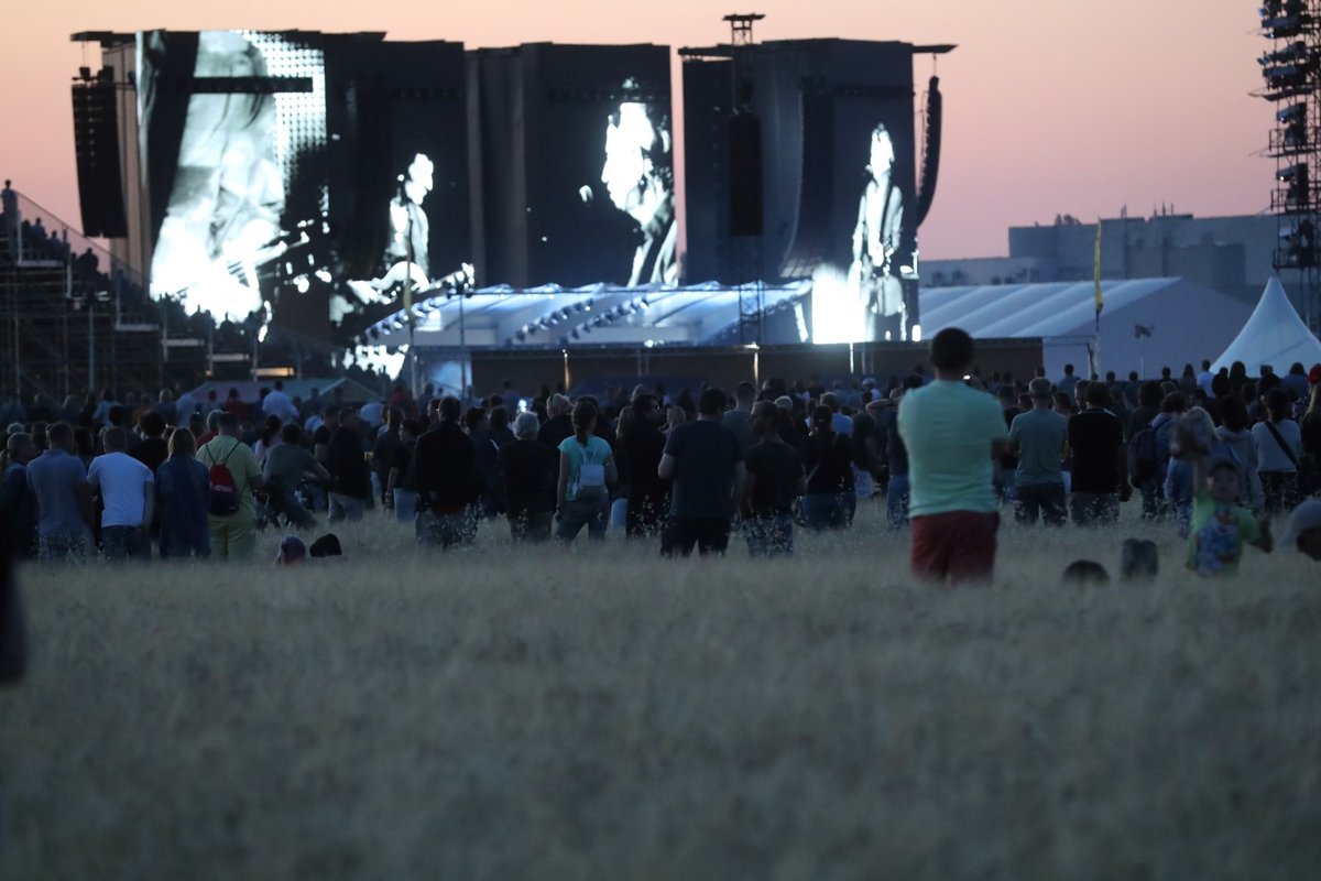 Rolling Stones zahráli 4. července 2018 v pražských Letňanech.