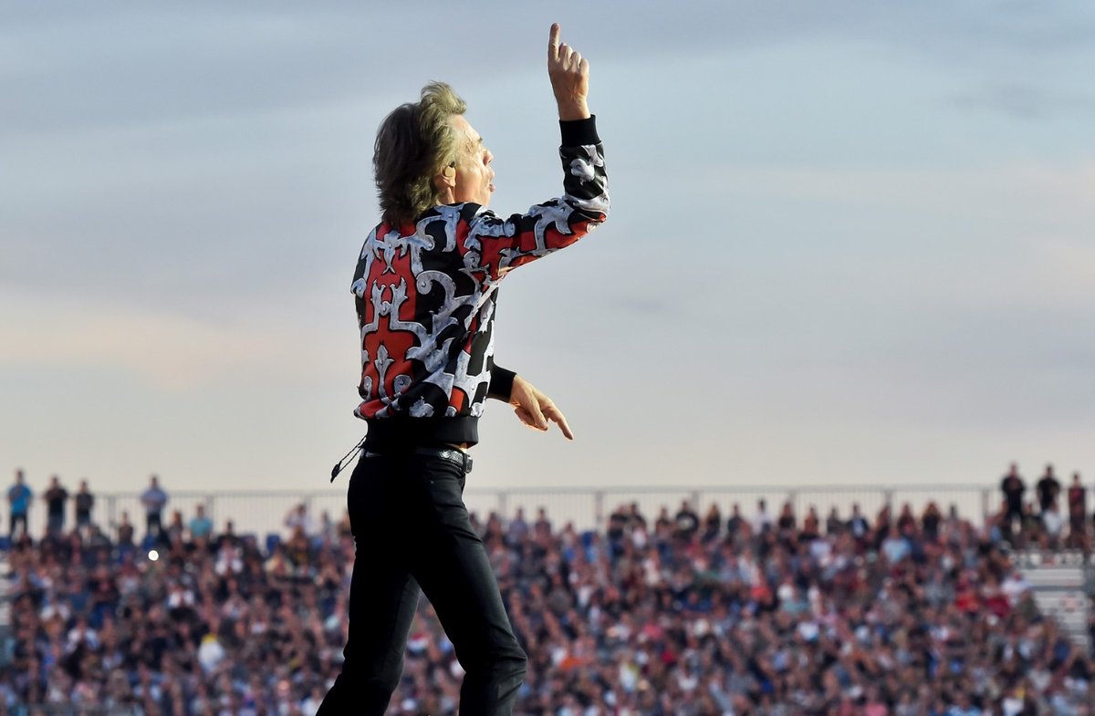 Rolling Stones zahráli 4. července 2018 v pražských Letňanech.