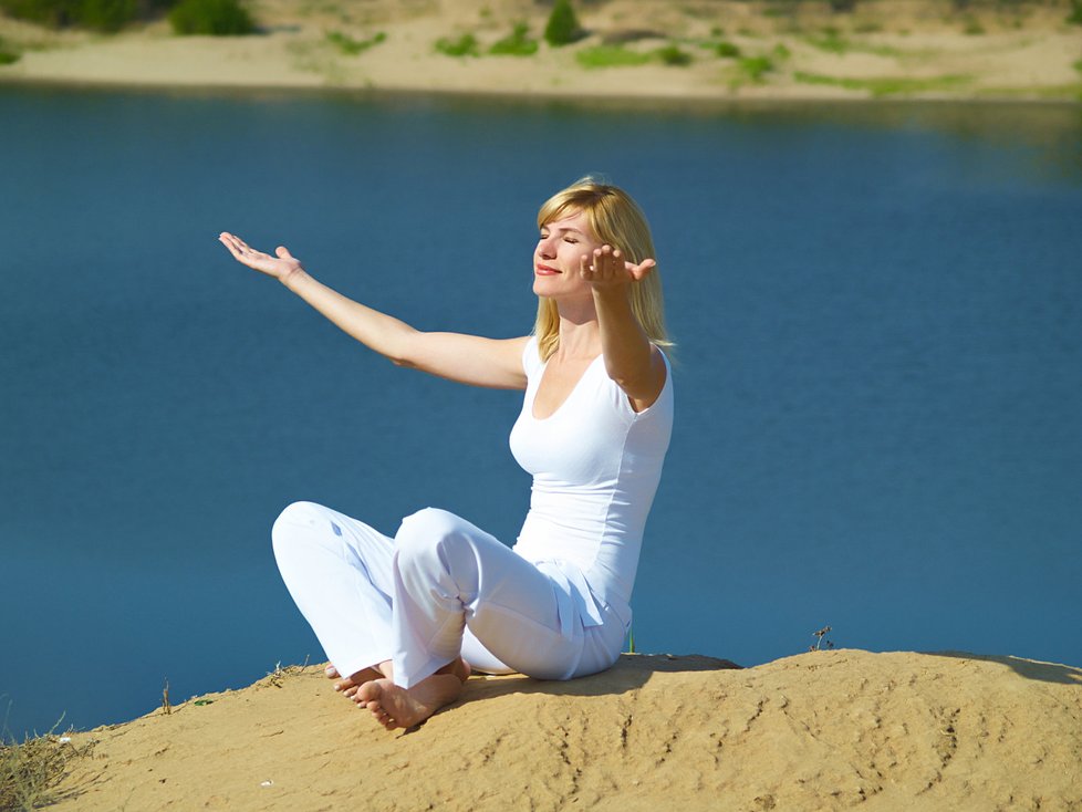 U moře se dá skvěle nerušeně meditovat