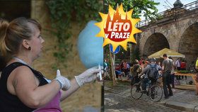 Plážový volejbal, badminton, drink nebo cukrová vata: Léto pod viaduktem v Karlíně začalo
