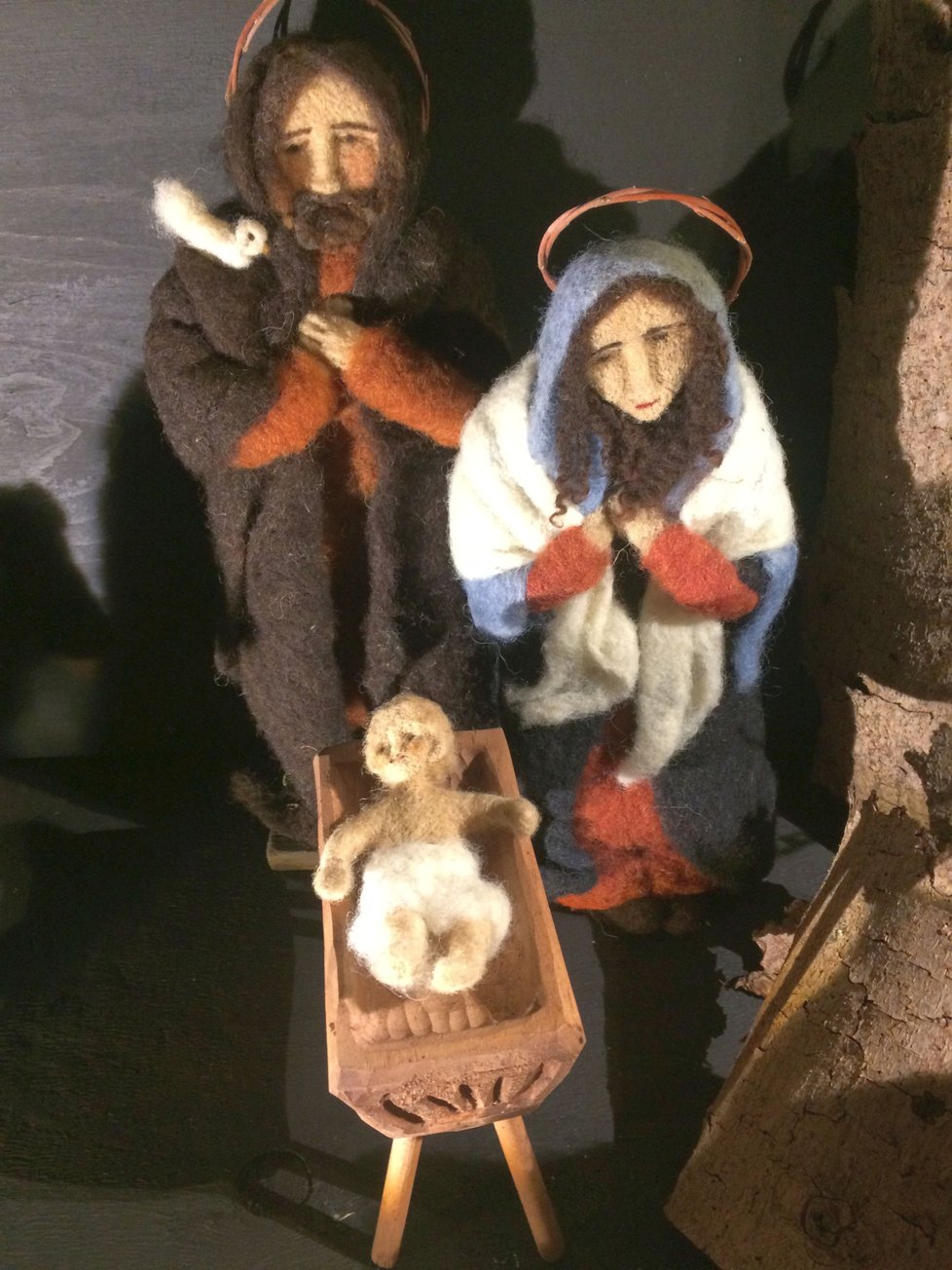 Život Krista ve 26 obrazech. Josef, Marie a malý Ježíšek.