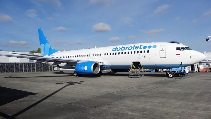 Letoun ruských nízkonákladových aerolinek Dobroljot