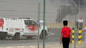 Havárie stíhacího letounu na dubajském veletrhu letectví