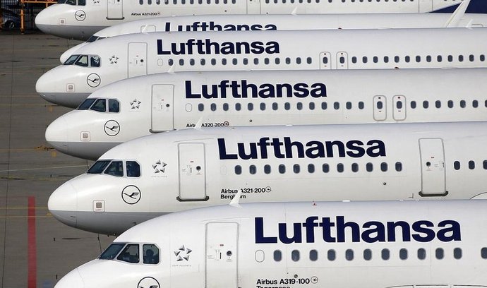 letouny aerolinek Lufthansa