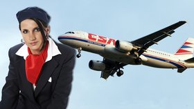 Letušky i stevardi ČSA chtěli stávkovat (ilustrační foto)