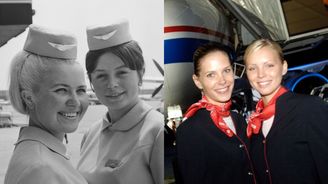 Česká móda v oblacích: Jak se měnila uniforma letušek od 30. let do současnosti?