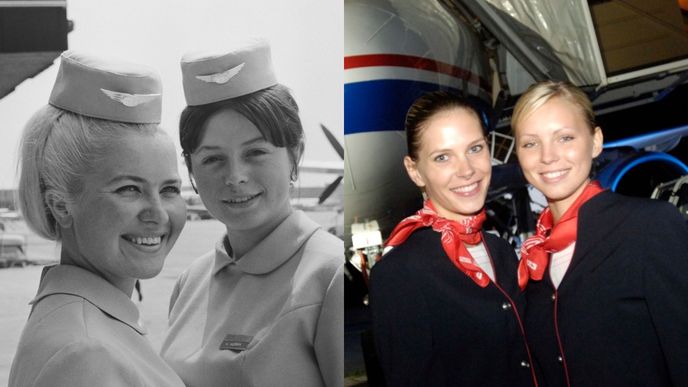 Jak se měnila uniforma českých letušek v posledních 100 letech?