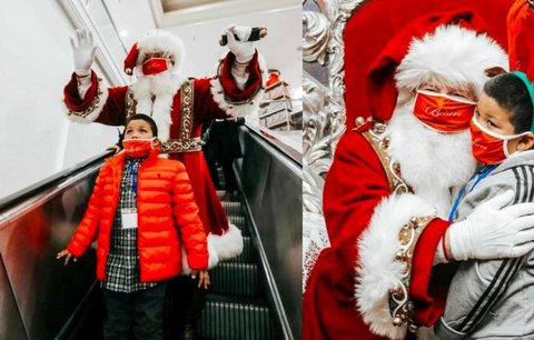 Chlapec s leukémií měl vánoční přání. Splnil mu ho sám Santa