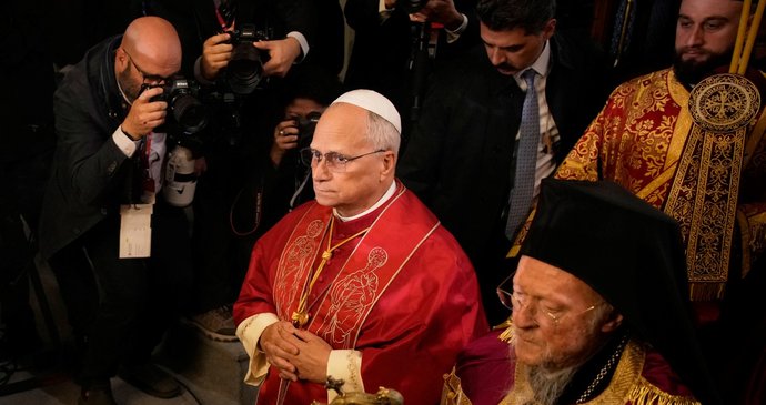 Papež Lev XIV. v Istanbulu (29. 11. 2025)