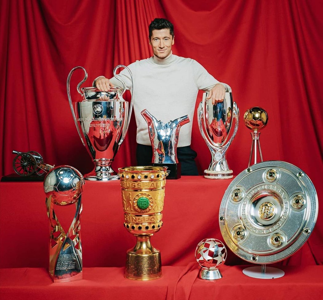 Lewandowski je každoroční sběratel trofejí