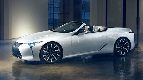 Lexus LC Convertible: Koncept výkonného kabrioletu se představil v Detroitu