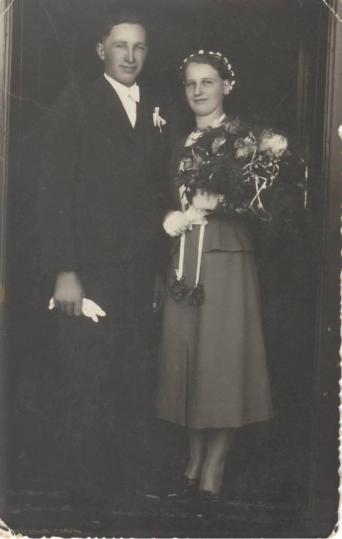 Svatební   fotografie manželů Šťulíkových