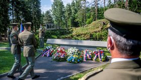 V Památníku Ležáky na Chrudimsku se uskutečnil 20. června 2021 pietní akt k 79. výročí vyhlazení osady nacisty